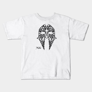 Spartan warrior helmet Kids T-Shirt